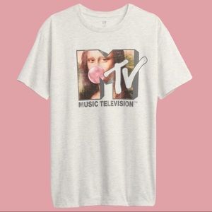 MTV T SHIRT GAP Teen SIZE 8 new with tags MONA LISA Bubblegum NEW! Retro Shirt